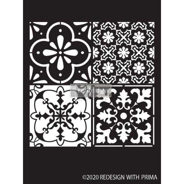 Redesign Decor Stencil - Coastal Tile