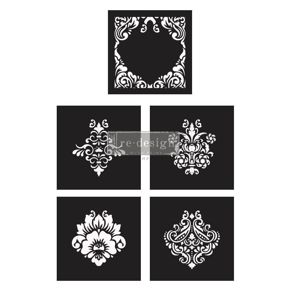 Redesign Decor Stencil - Damask Element