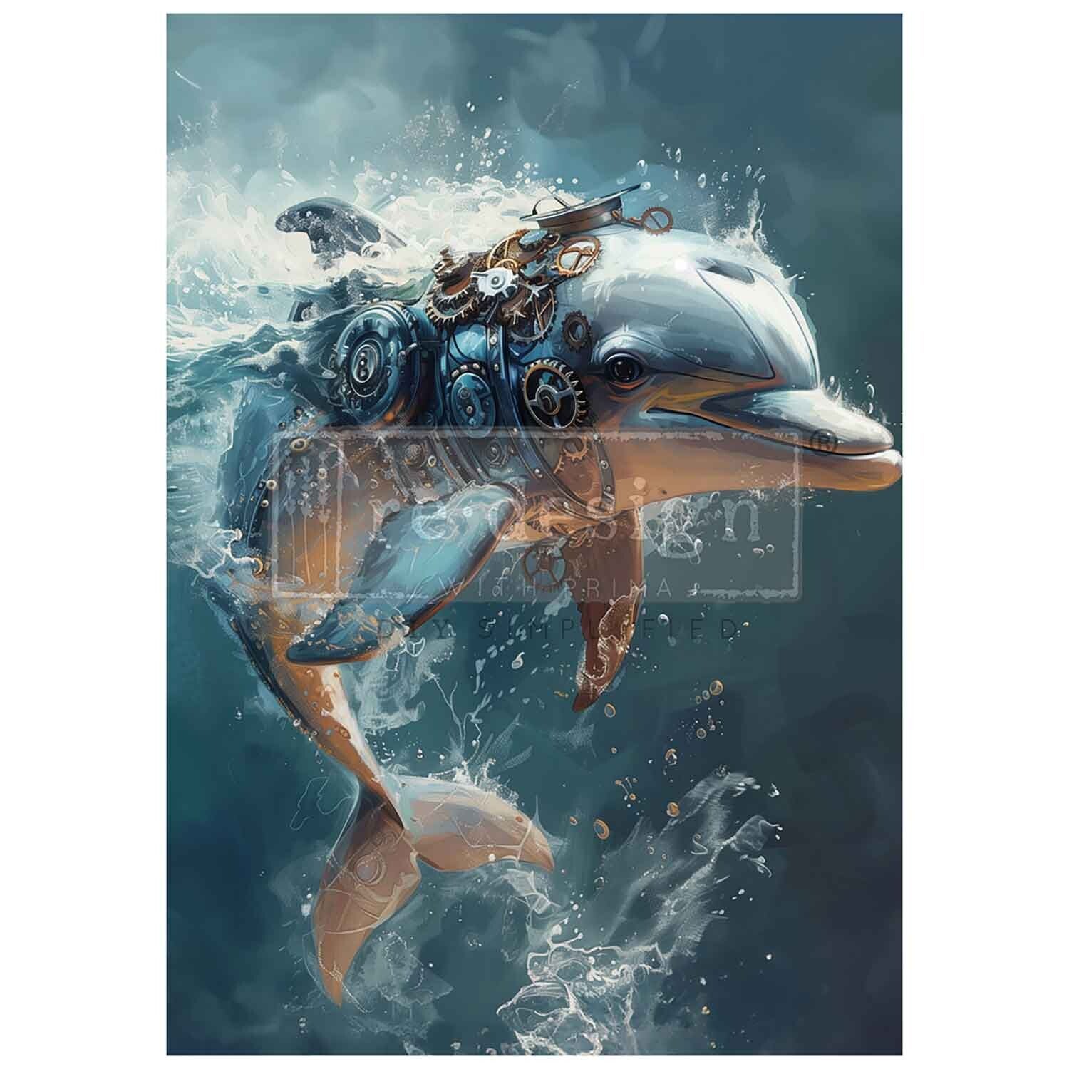 Decoupage papier - Redesign découpage A1 FIBRE - Gearfin (59,4 x 84,3cm)