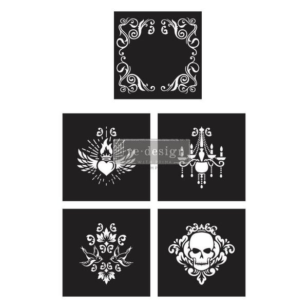 Redesign Decor Stencil - Glam Punk