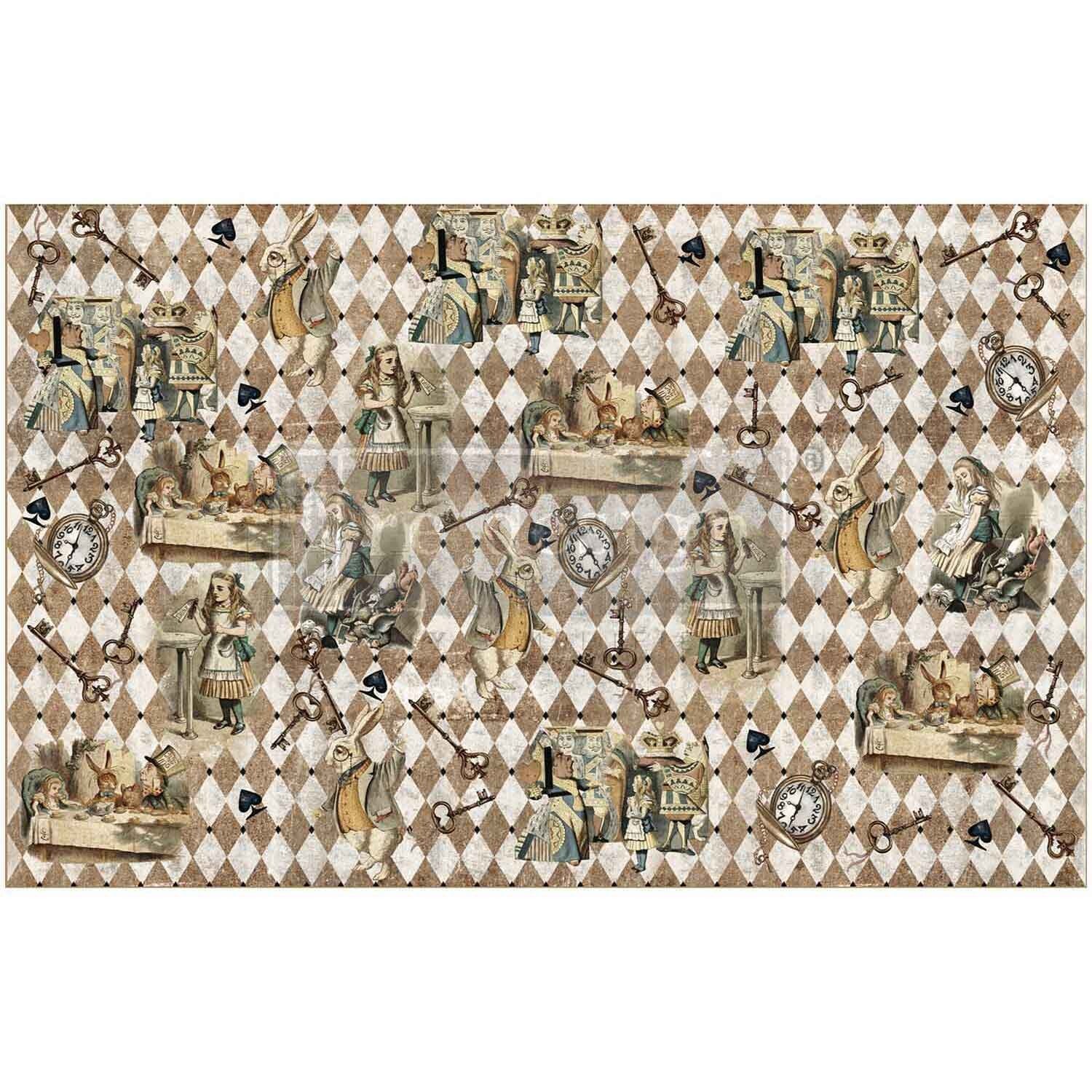 Decoupage papier - Redesign Decoupage Tissue Paper - Mad Hatter's Muse