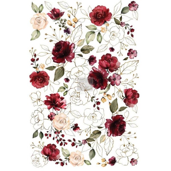 Redesign Decor Transfer - Midnight Floral