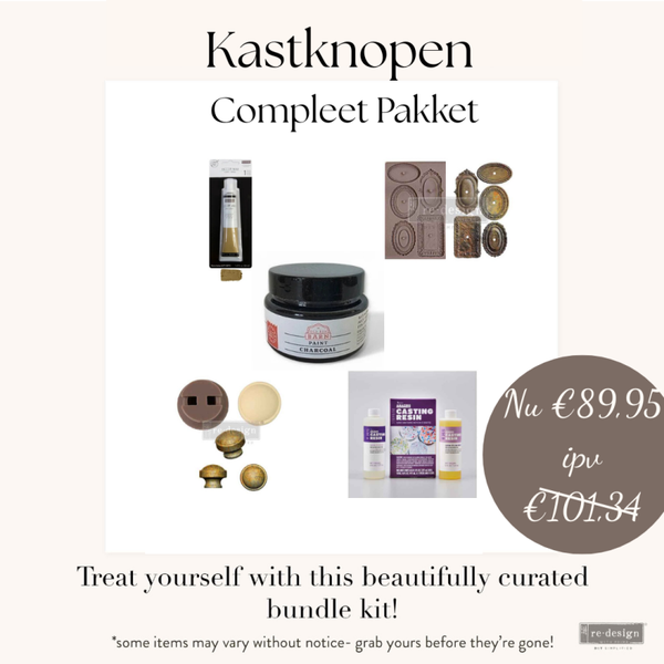 ✨ DIY pakket Kastknopen Gieten, Schilderen & Afwerken✨
