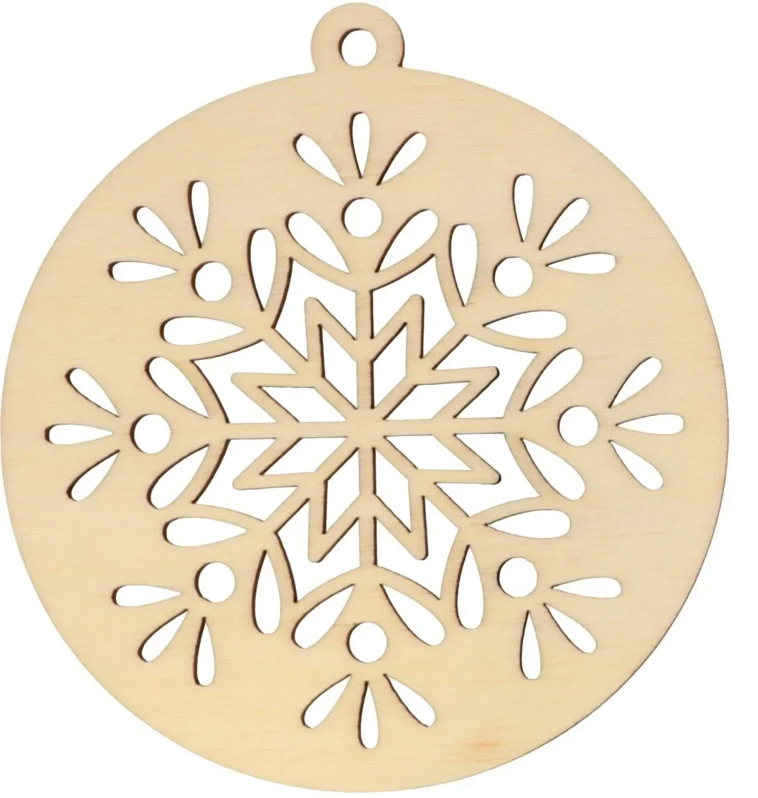 DIY Houten - Sneeuwvlok Silhouetten – Set van 3