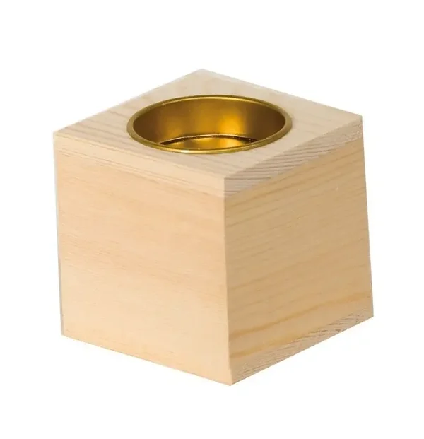 DIY Houten - Theelichthouder