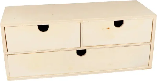 DIY Houten - Opbergdoos – 3 Laden