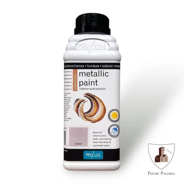 Polyvine - Metallic Verf - ZILVER - 500ml