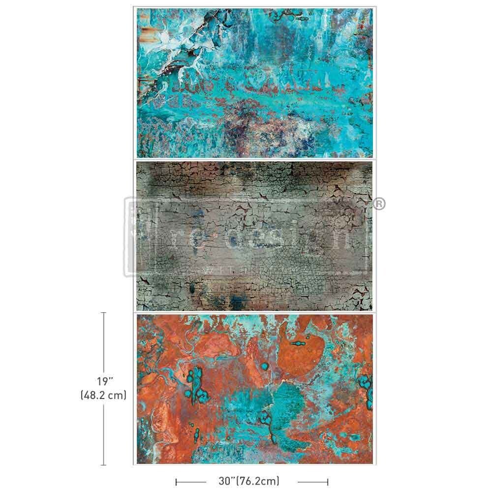 Decoupage papier - Redesign Decoupage Tissue Paper 3PAK - Rustic Romance