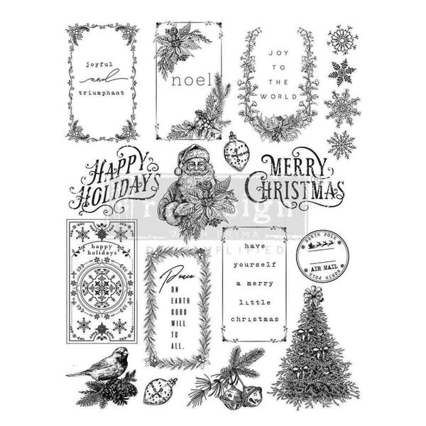 Redesign - Decor Clear Stamp - Santa's Helper Tags