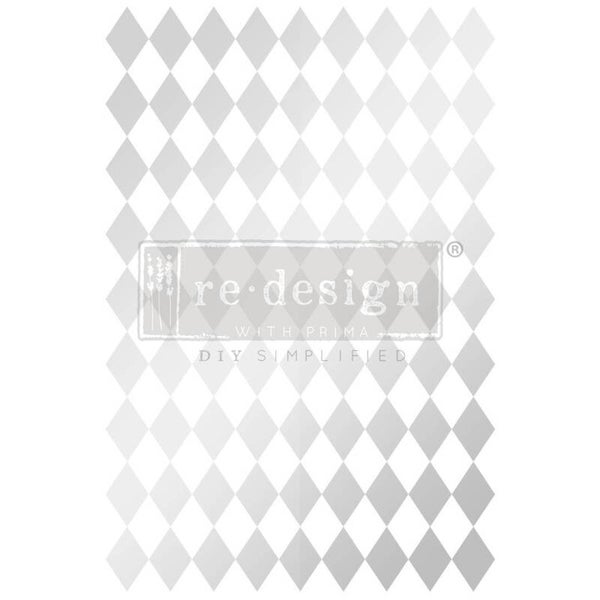 Redesign Decor Transfer - Silver Harlequin