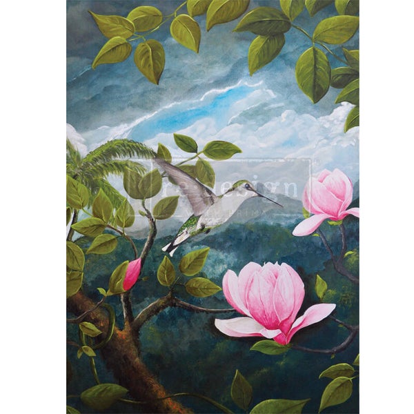 Decoupage papier - Redesign Decoupage Rice Paper A1 - Spring Magnolias