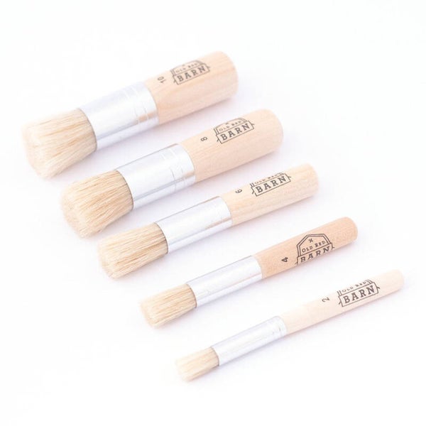 OldRedBarn Sjabloonpenseelset - 5 stuks