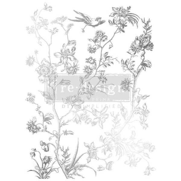 Redesign Decor Transfer - Silver Bird