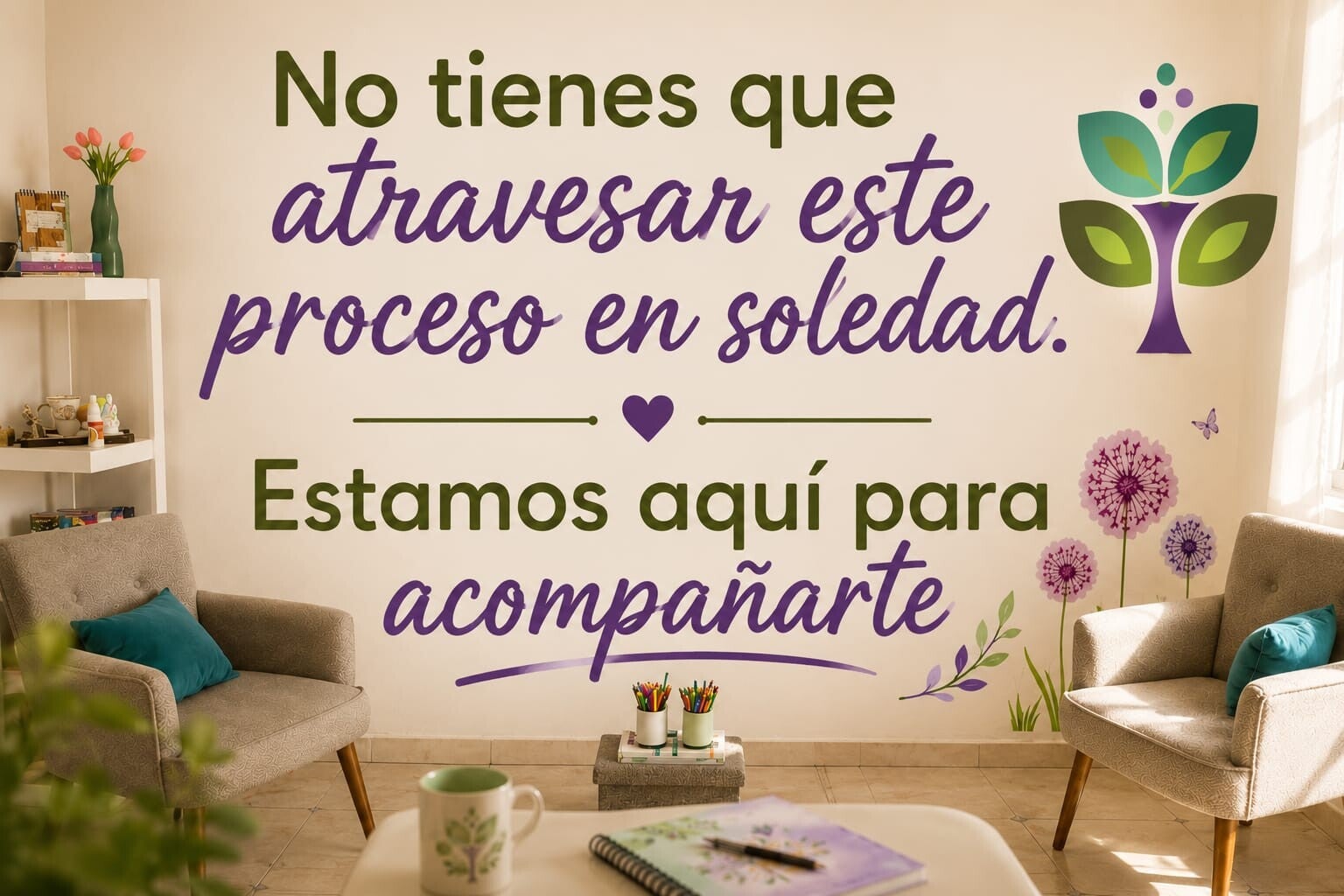 No tienes que atravesar este proceso en soledad