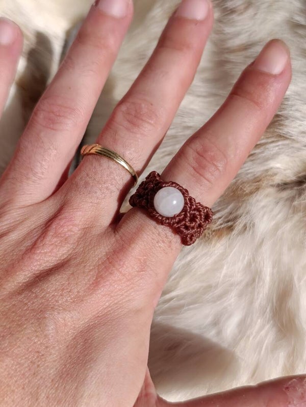 ✨Pedido personalizado Maria del Carmen. Anillo con Cuarzo Rosa