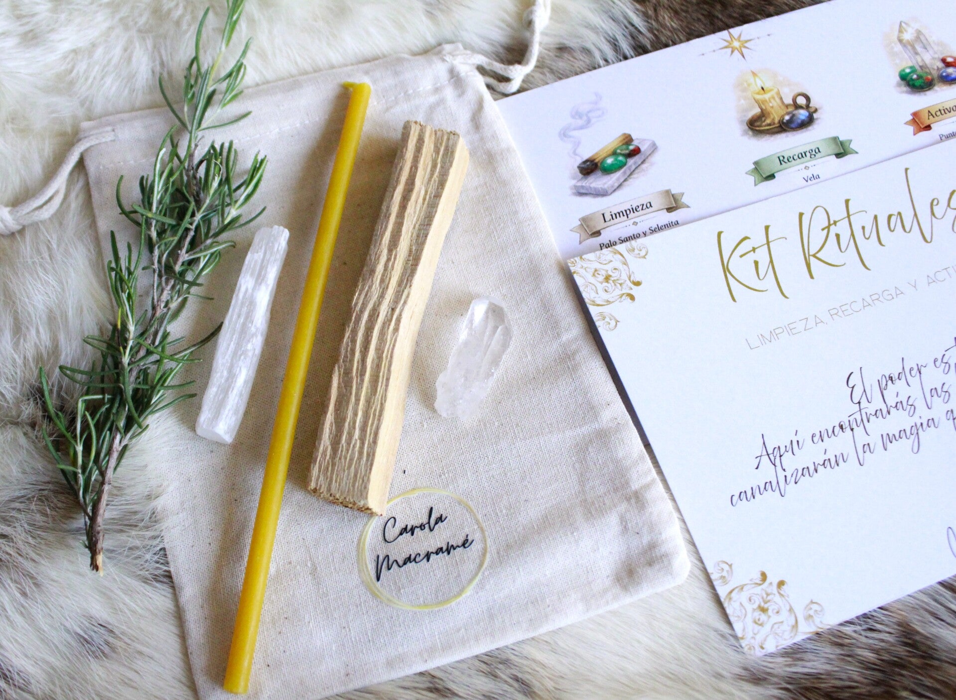 Kit Rituales Carola - Limpieza, Recarga y Activación.