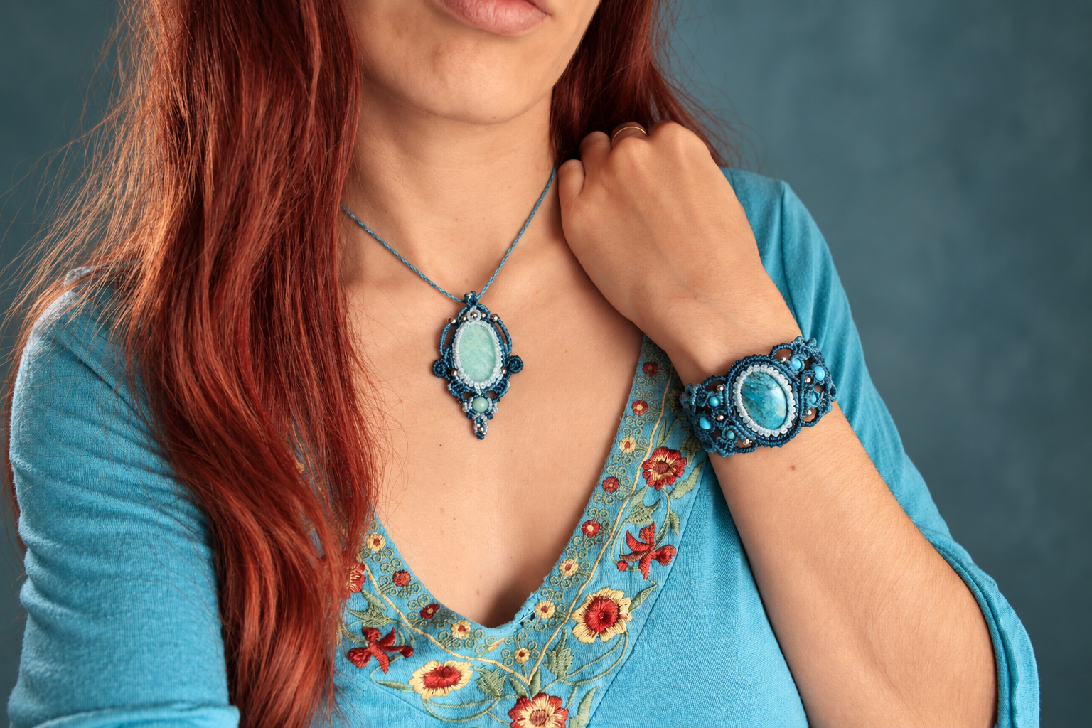 joyas de macrame