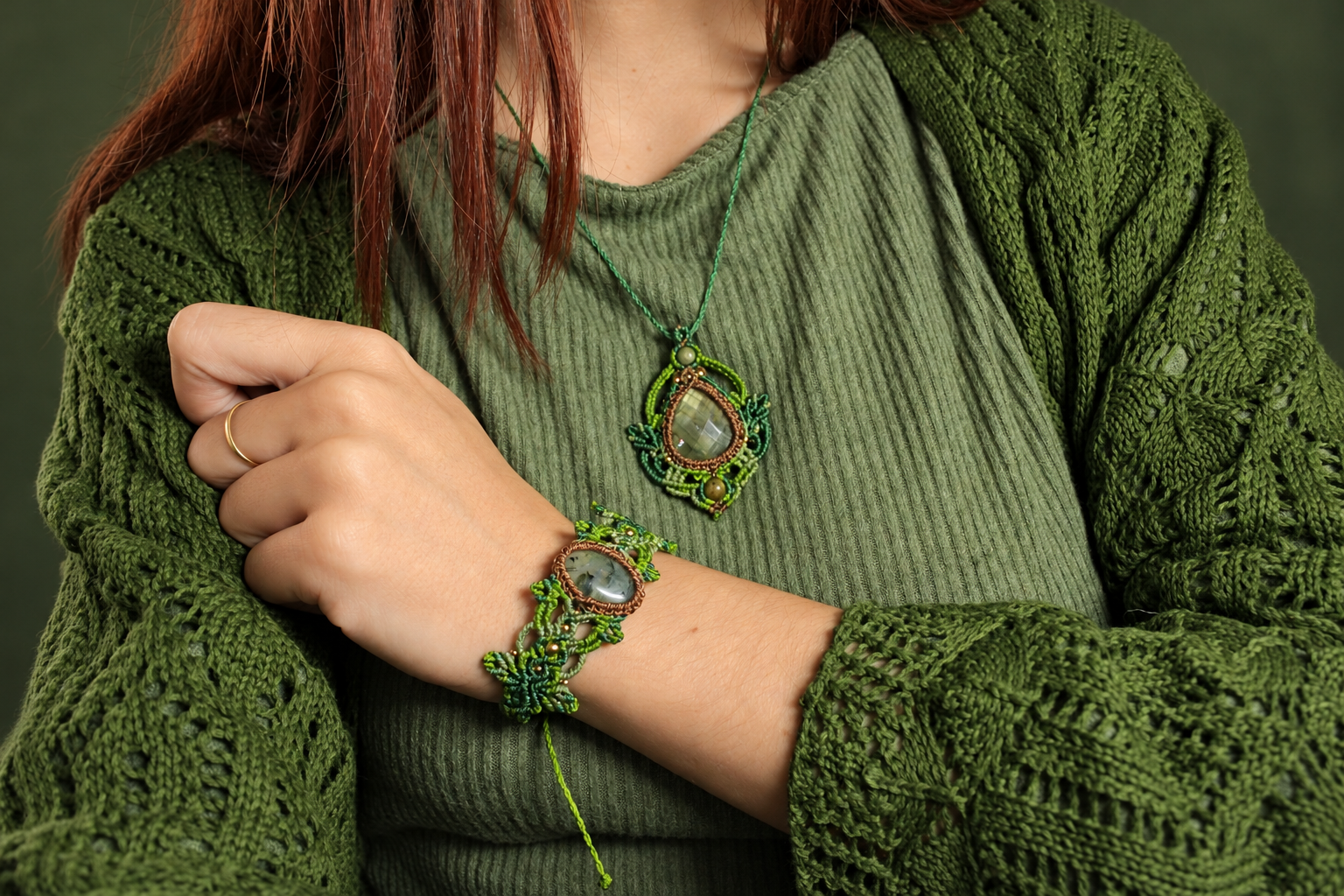 joyeria de macrame
