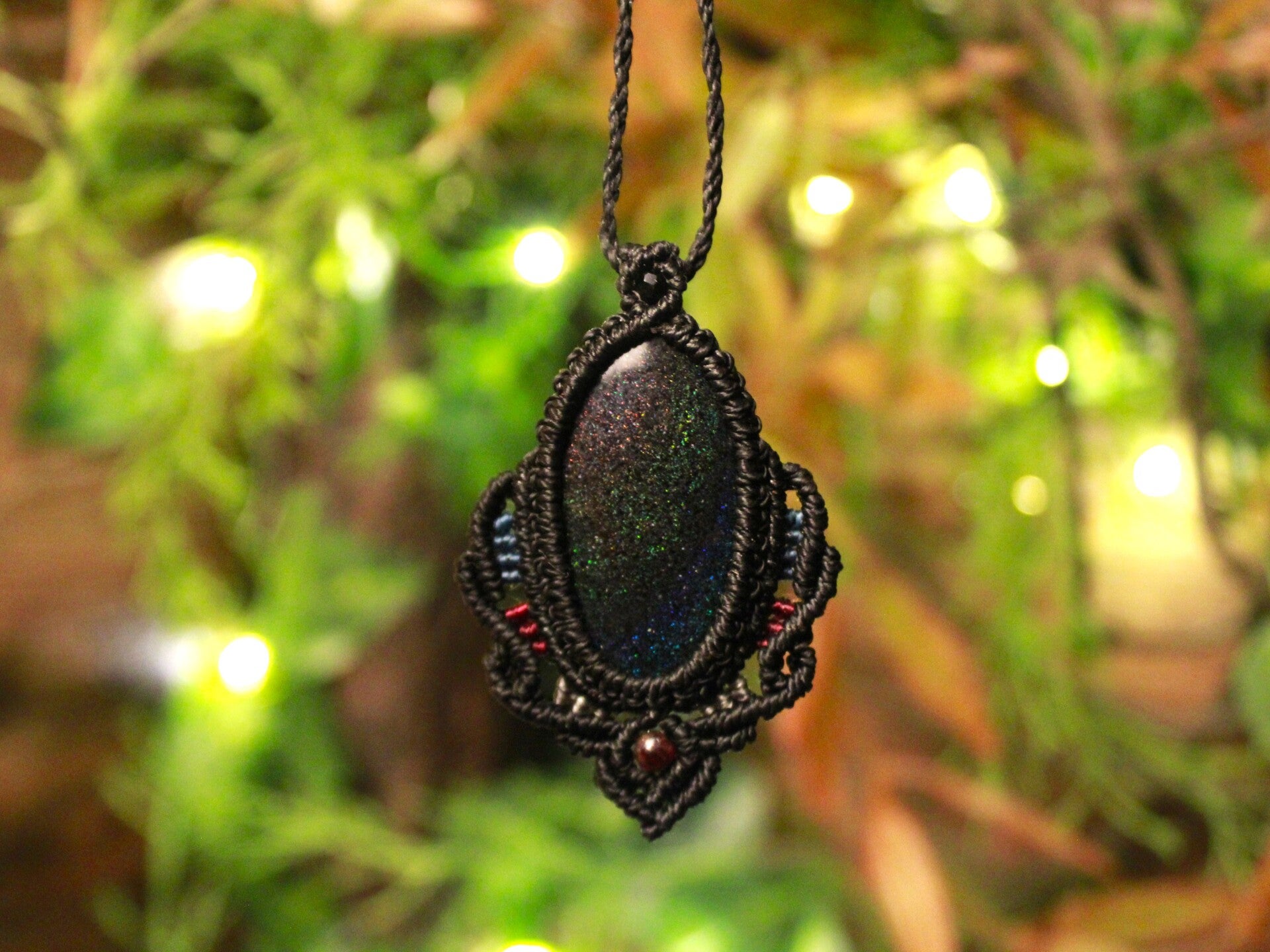 Colgante Andaraya con Ópalo Andamooka - Colección Mujer Medicina.