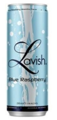 Lavish Absinthe Blue Raspberry 11% 24x0,25L