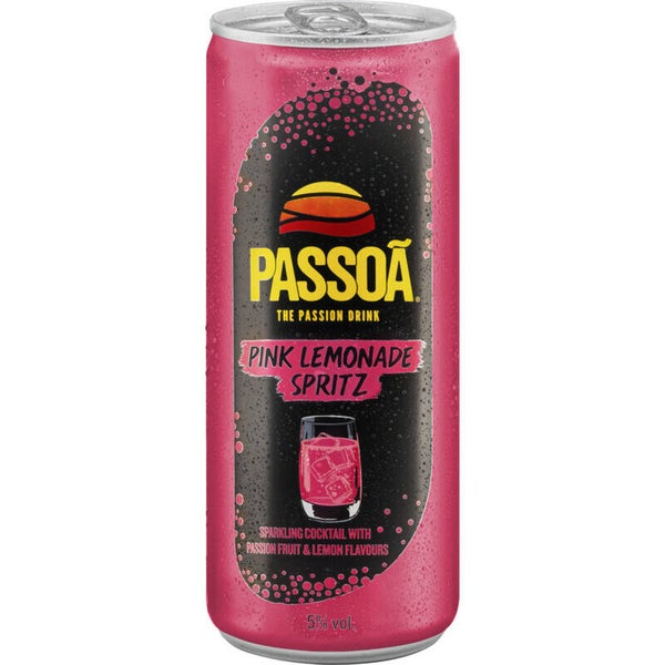 Passoa Pink Lemonade Spritz 5% (12x25cl)