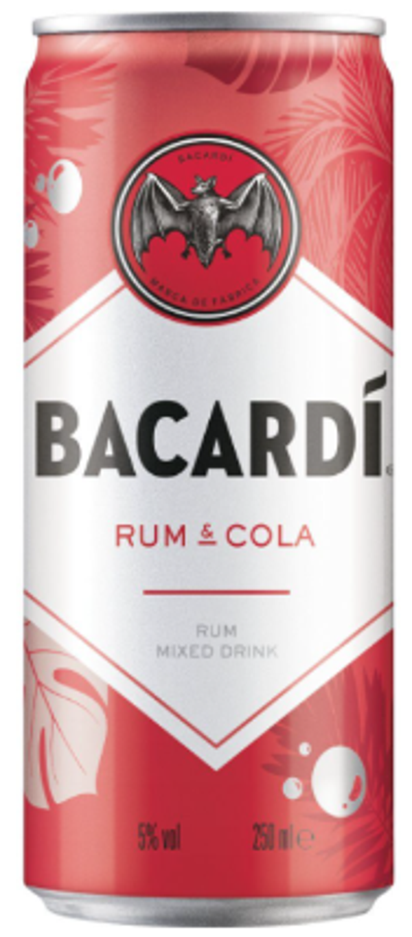 Bacardi & Cola 24x0,25L