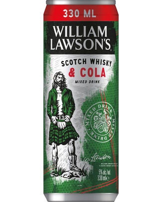William Lawson's & Cola 12x0,33L