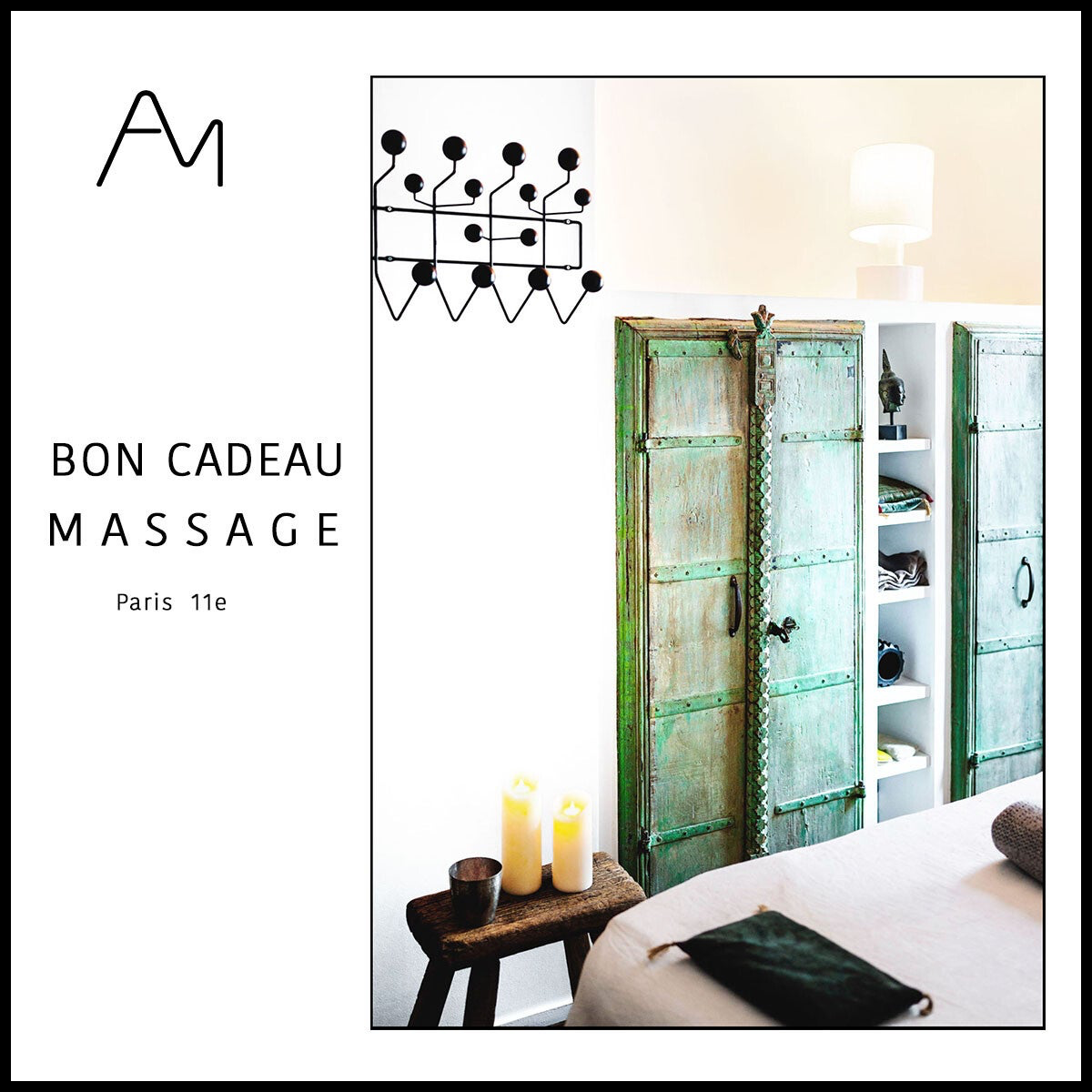 Bon cadeau massage à Paris 11e