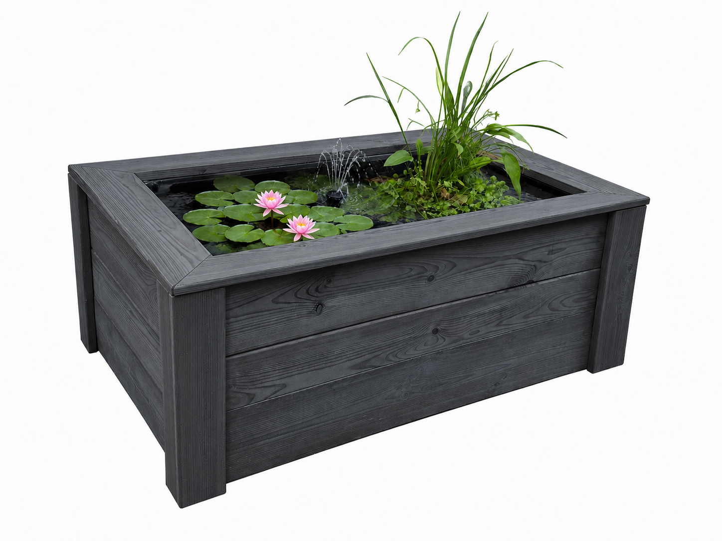 Mini-vijver 90L Anthracite