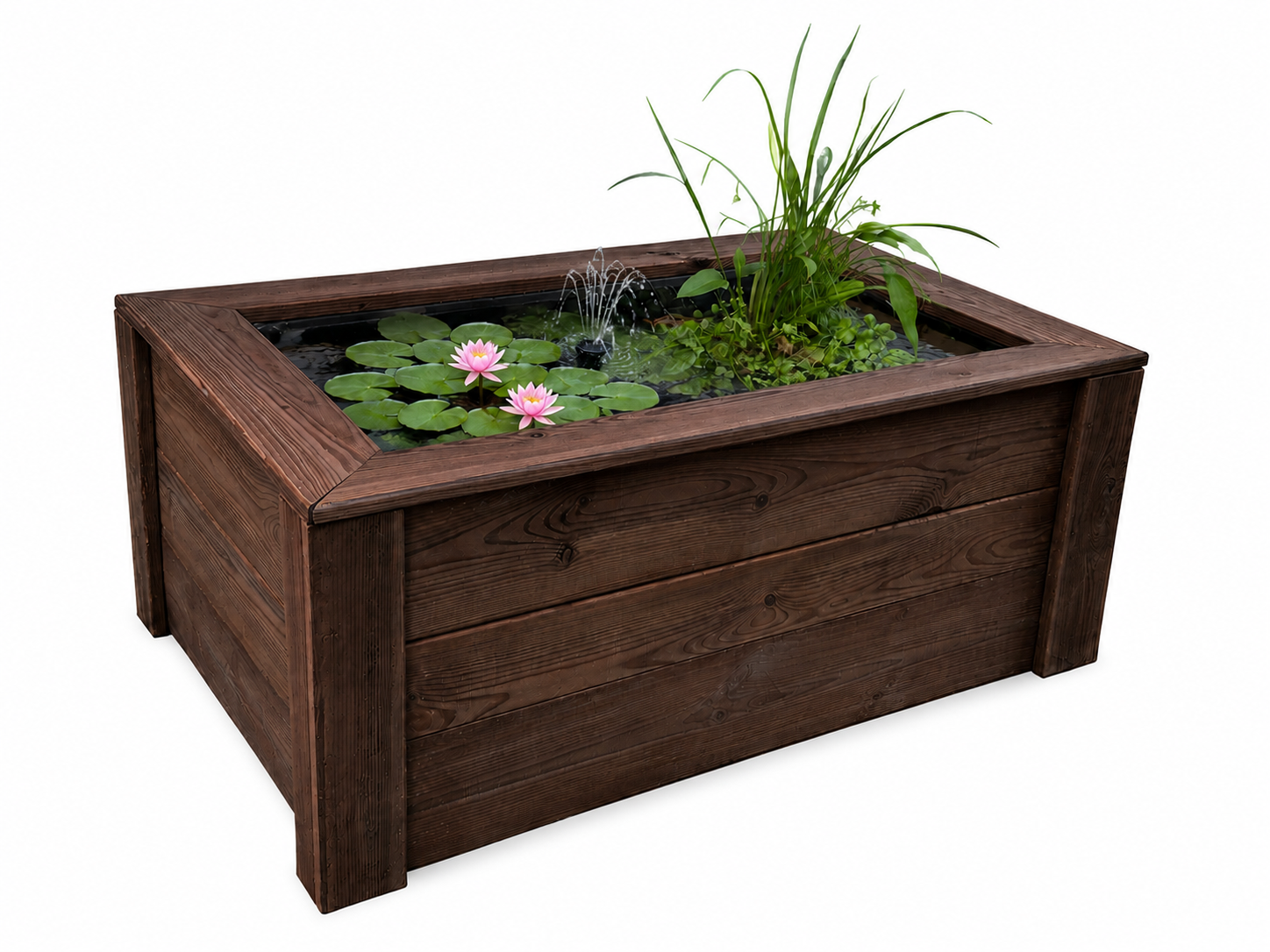 Mini-vijver 90L Dark Oak