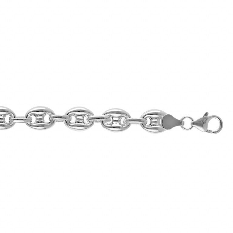 Bracelet argent grain de café
