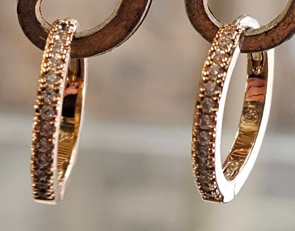 Boucles d'oreilles plaqué-or