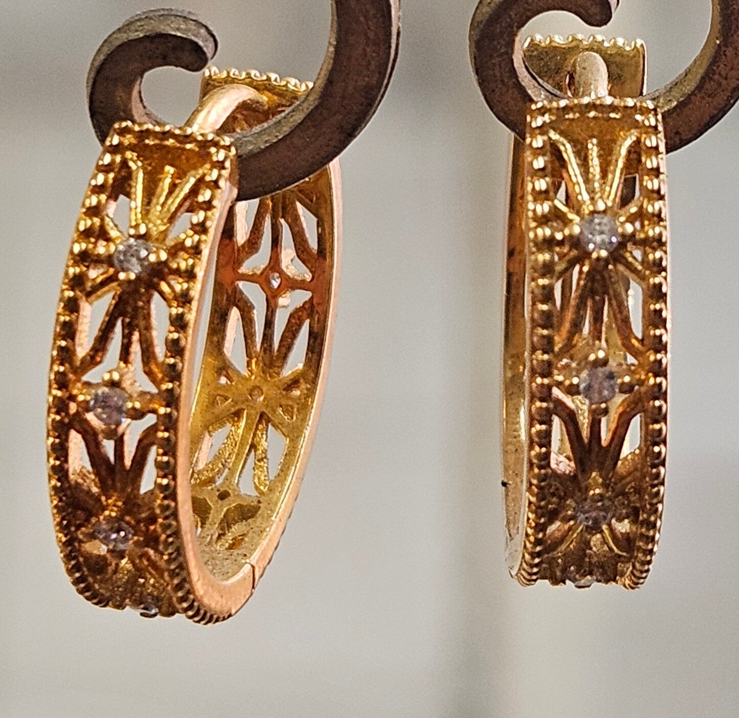 Boucles d'oreilles plaqué-or