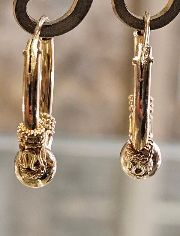 Boucles d'oreilles plaqué-or