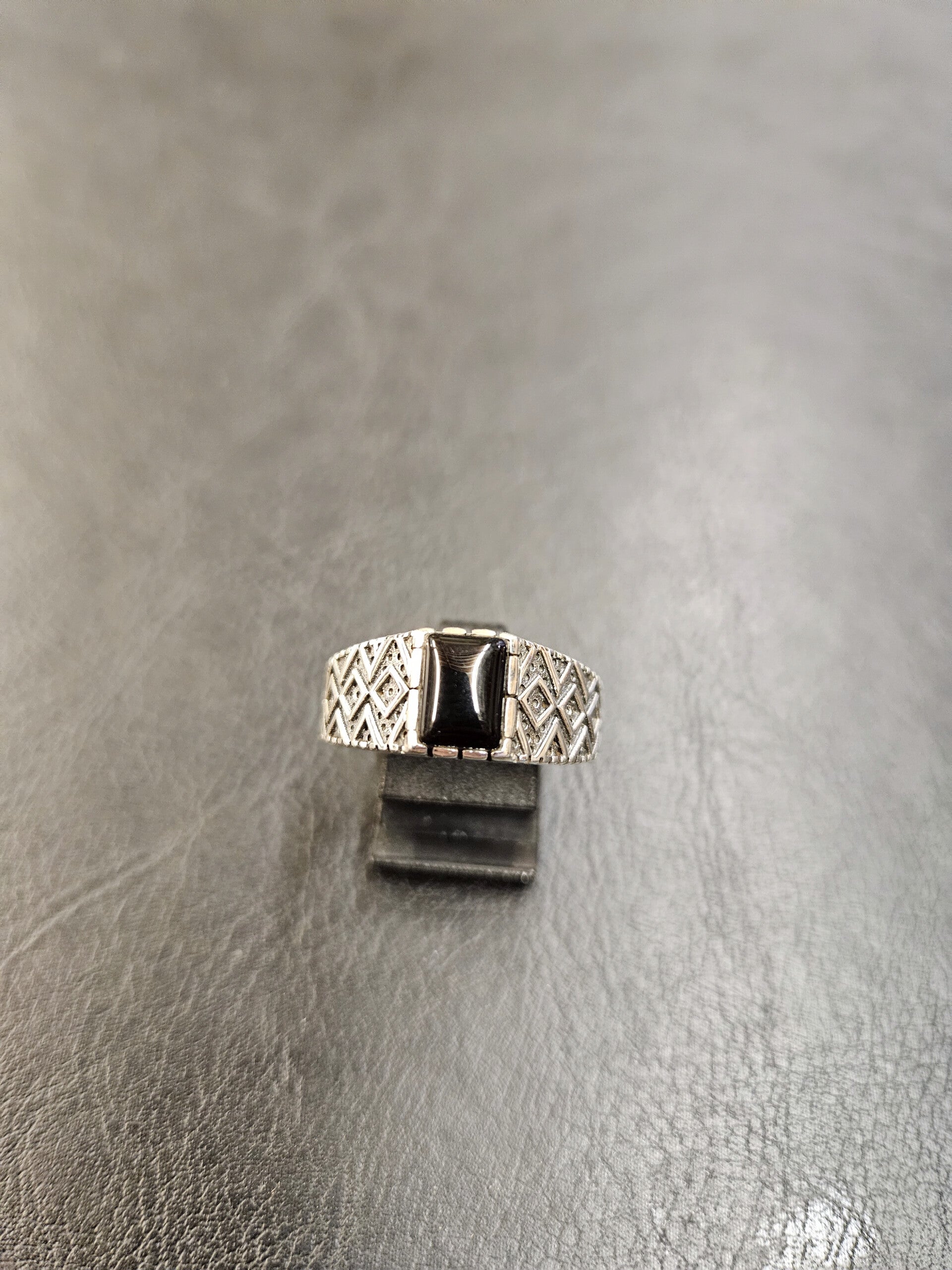 Bague en argent Onix