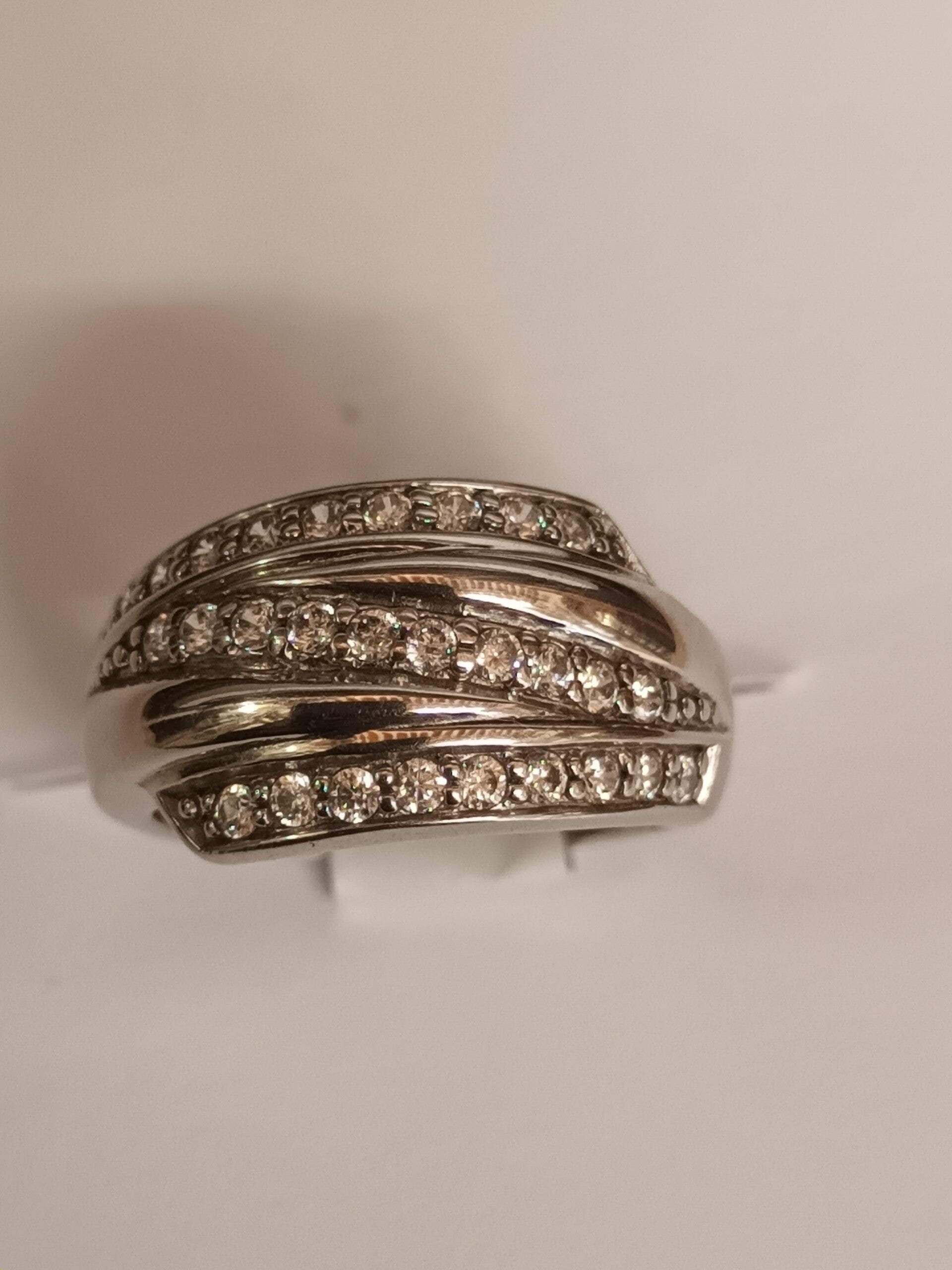 Bague en argent massif 925‰ rhodié