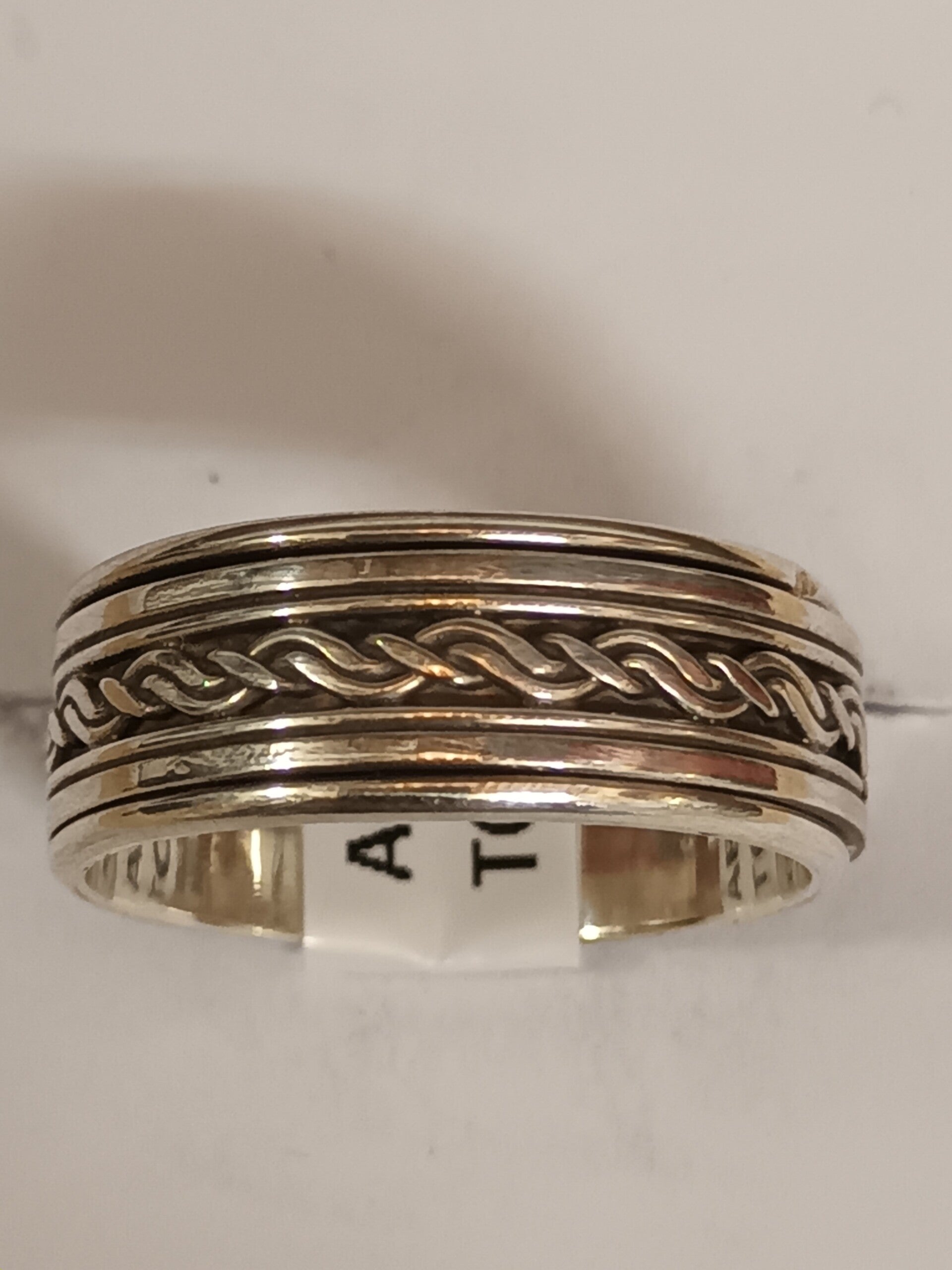 Bague en argent massif 925‰ tournante/spinner