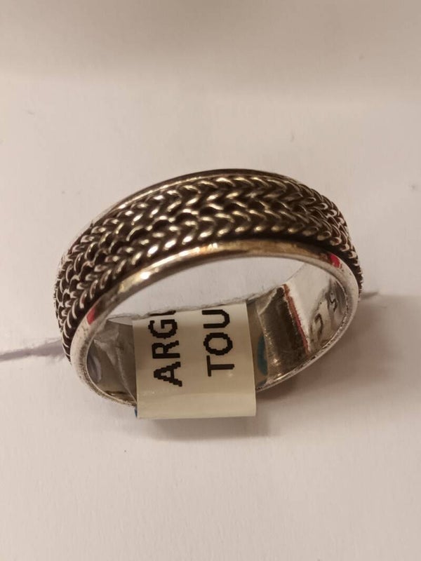 Bague en argent massif 925‰ tournante/spinner
