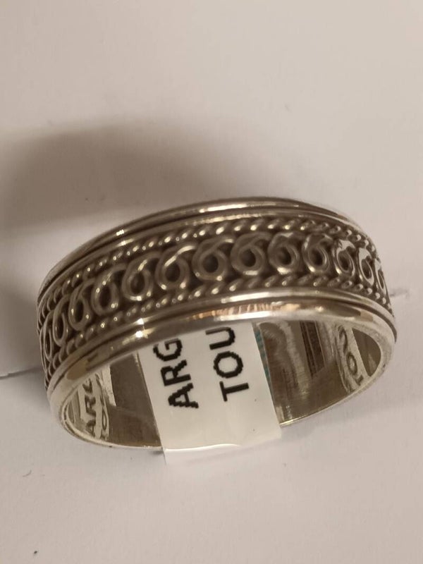 Bague en argent massif 925‰ tournante/spinner