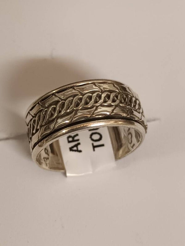 Bague en argent massif 925‰ tournante/spinner