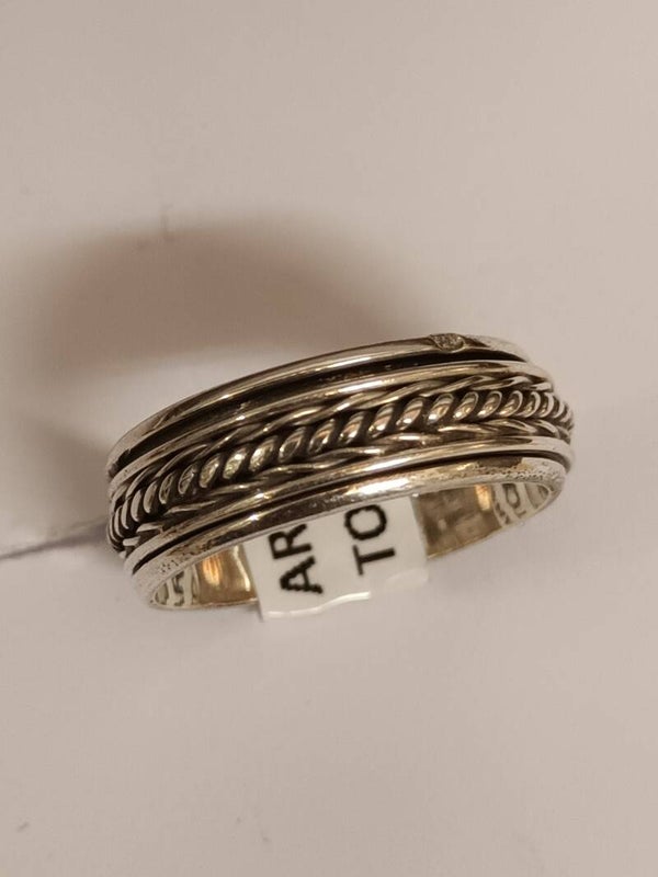 Bague en argent massif 925‰ tournante/spinner