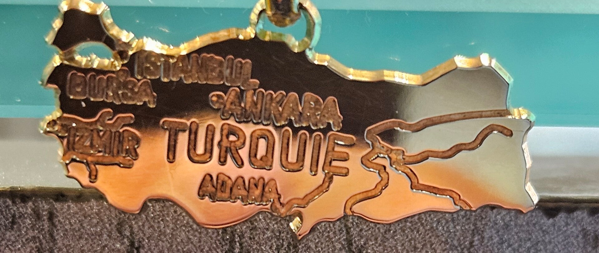 Pendentif plaqué or Turquie