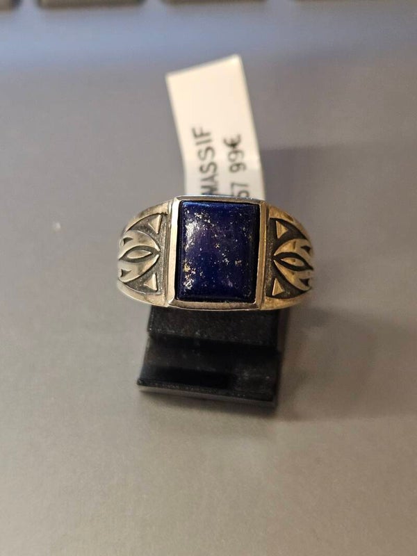 bague argent Lapis Lazuli t57 99€
