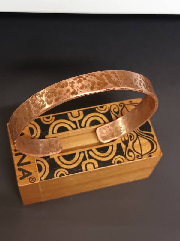 Bracelet cuivre fait main (martelé) BRA40