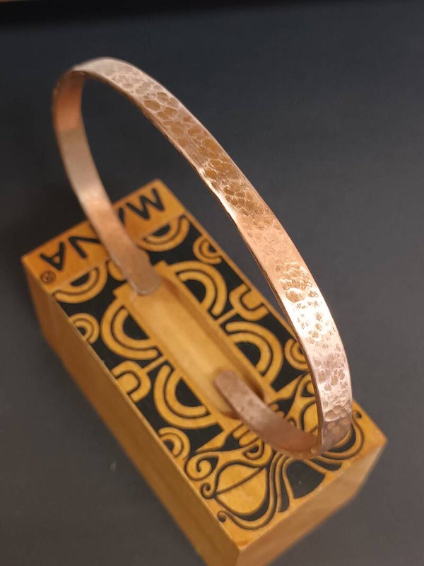 Bracelet cuivre fait main (martelé) BRA41