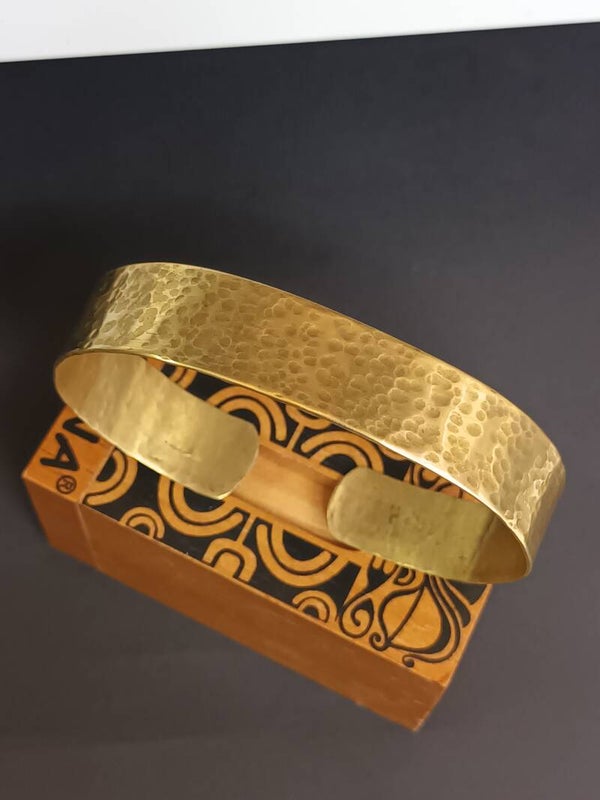 Bracelet laiton fait main (martelé) BRAJ 4