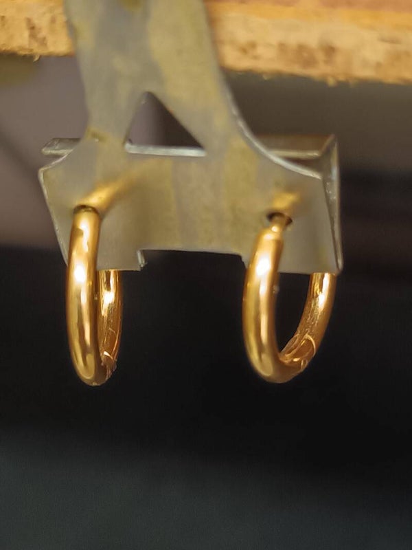 BOUCLES D'OREILLES ACIER PVD