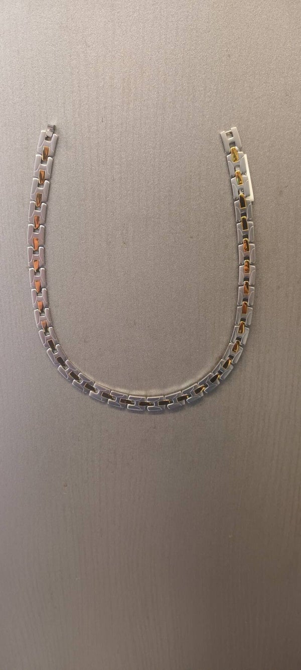 COLLIER ACIER PVD