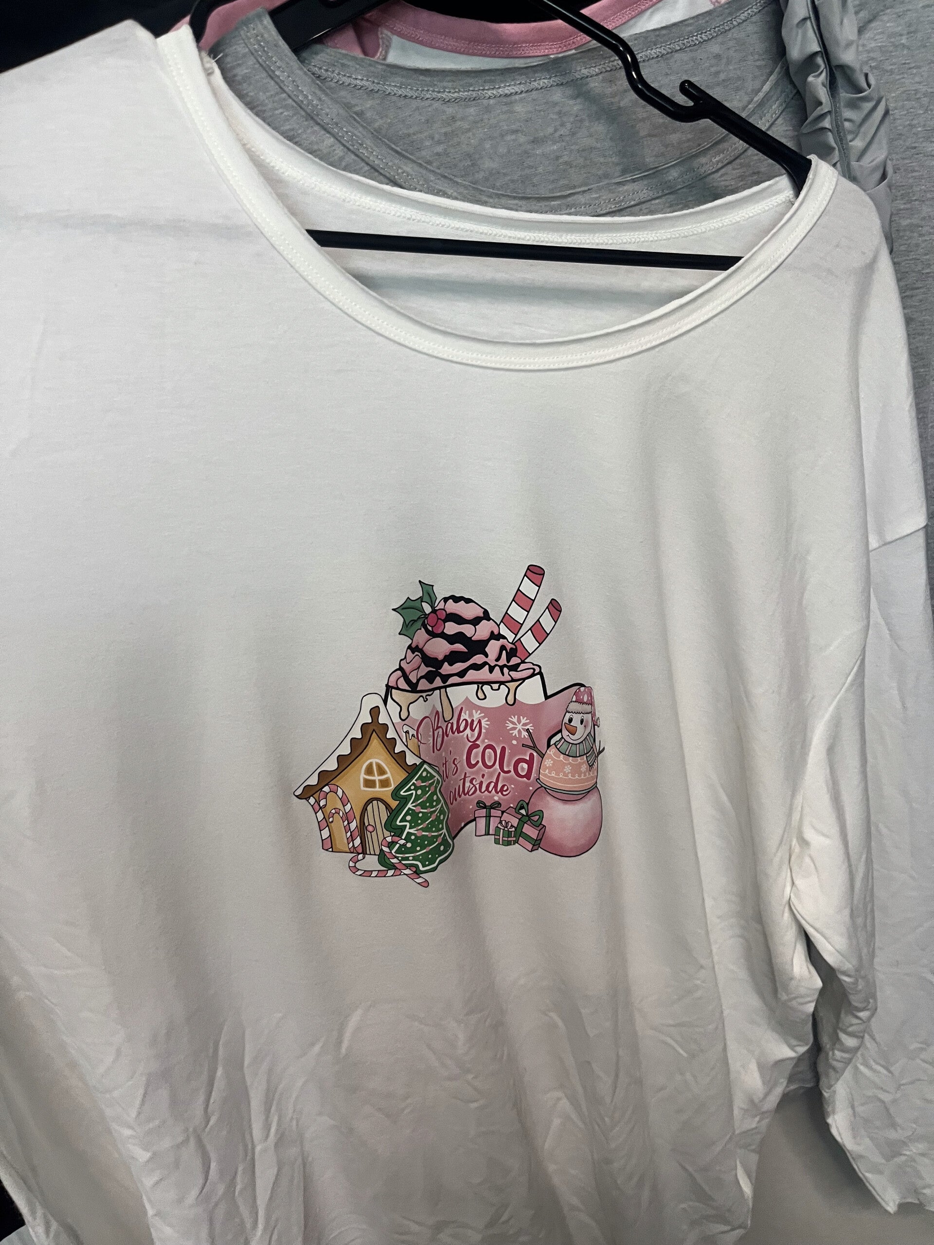 Womens Long sleeve oversized Tshirt