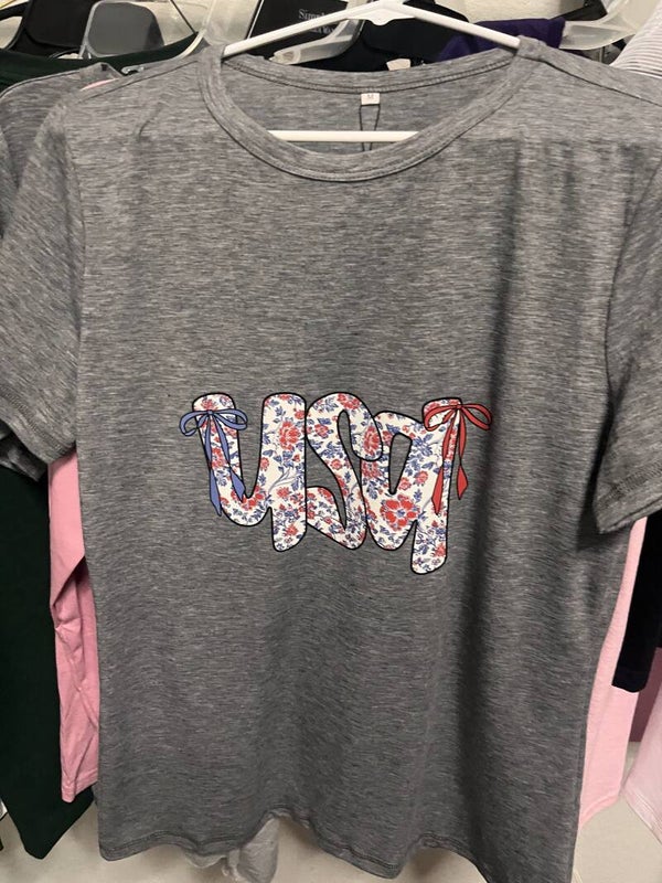 Womens short sleeve USA Med